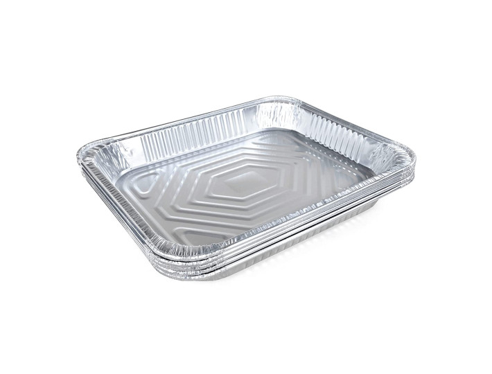 13" x 11" x 1.5" Half-Size Aluminum Steam Table Pans, Shallow
